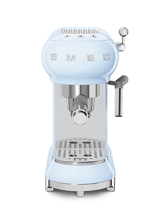SMEG 50'S Style Retro Pastel ECF01PBEU Mavi Espresso Kahve Makinesi 4