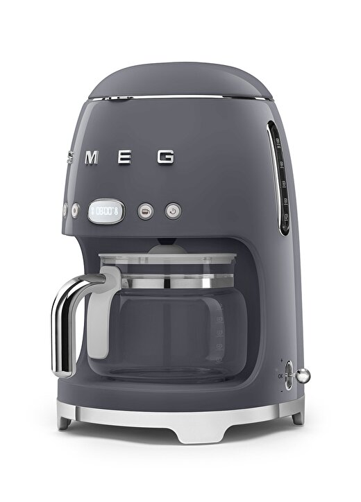 SMEG 50'S Style Retro Barut Gri DCF02GREU Filtre Kahve Makinesi 2
