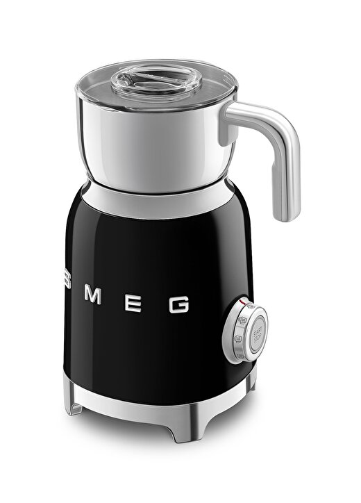 SMEG 50'S Style Retro MFF01BLEU Siyah Süt Köpürtme Makinesi 2