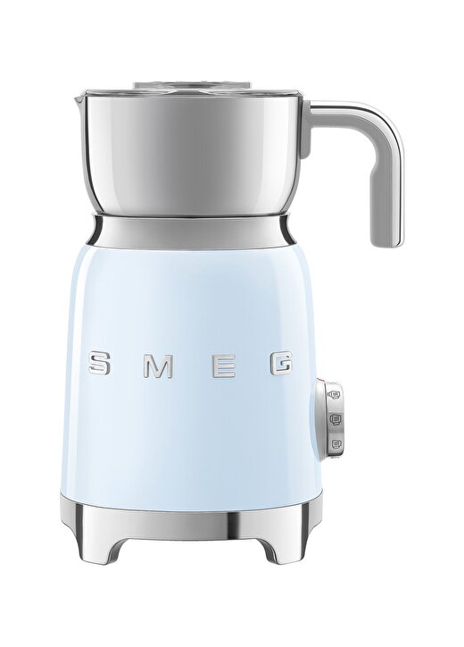 SMEG 50'S Style Retro MFF01PBEU Pastel Mavi Süt Köpürtme Makinesi 1