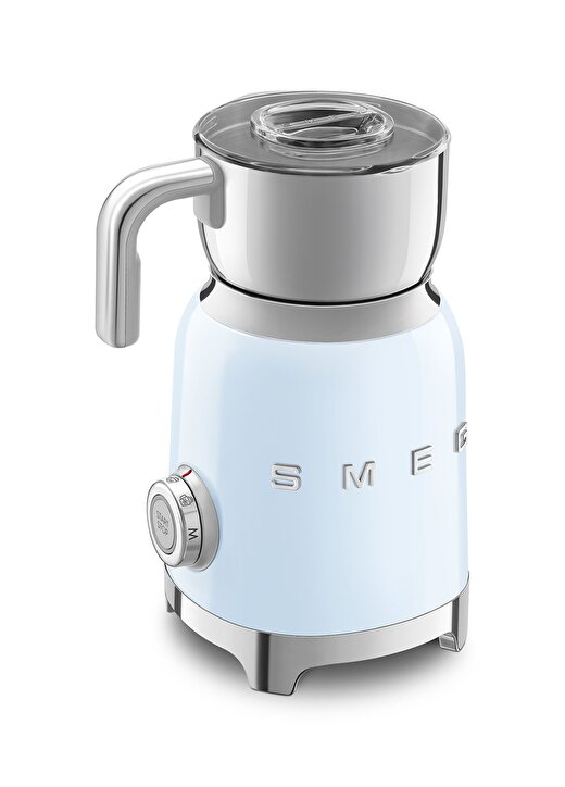 SMEG 50'S Style Retro MFF01PBEU Pastel Mavi Süt Köpürtme Makinesi 4