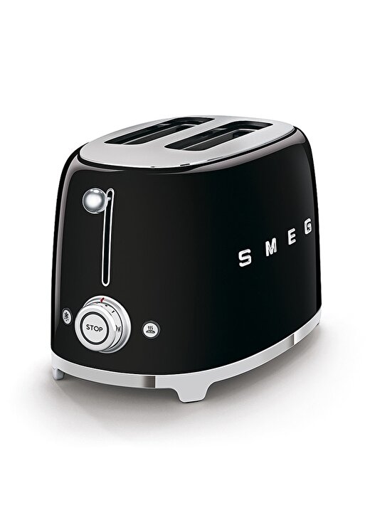 SMEG 50'S Style Retro TSF01BLEU Siyah Ekmek Kızartma Makinesi 2
