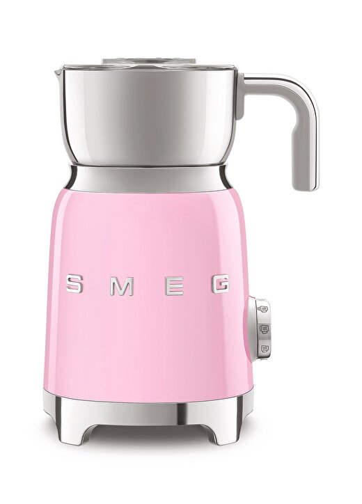 SMEG 50'S Style Retro MFF01PKEU Pembe Süt Köpürtme Makinesi 1