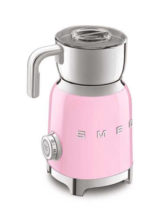 SMEG 50'S Style Retro MFF01PKEU Pembe Süt Köpürtme Makinesi 4