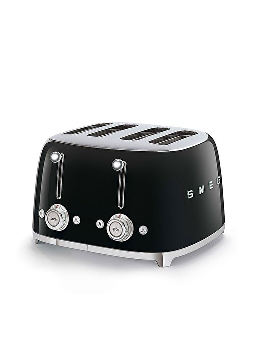 SMEG 50'S Style Retro TSF03BLEU Siyah Ekmek Kızartma Makinesi 2