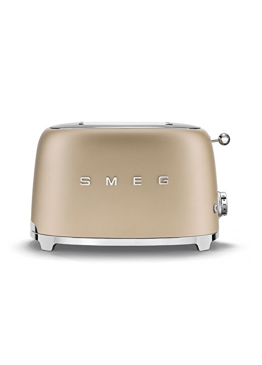 SMEG 50'S Style Retro TSF01CHMEU Mat Gold Ekmek Kızartma Makinesi 1