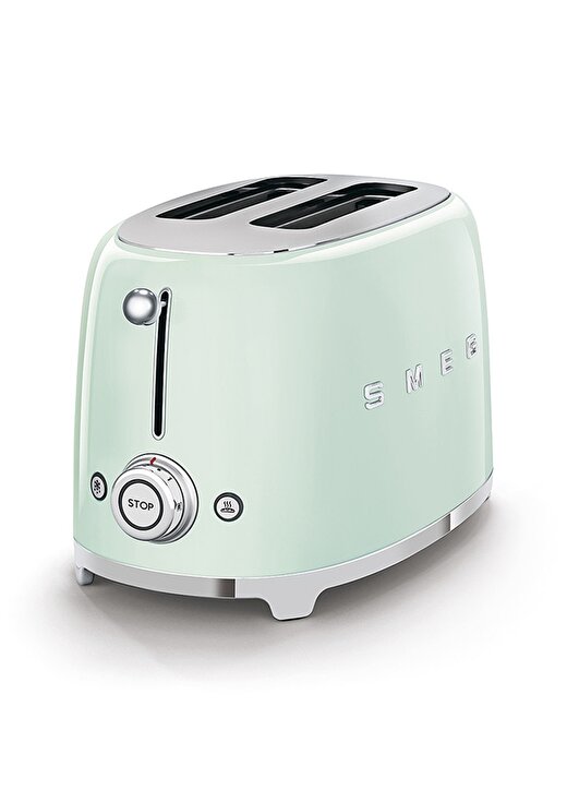 SMEG 50'S Style Retro TSF01PGEU Pastel Yeşil 2X Ekmek Kızartma Makinesi 2