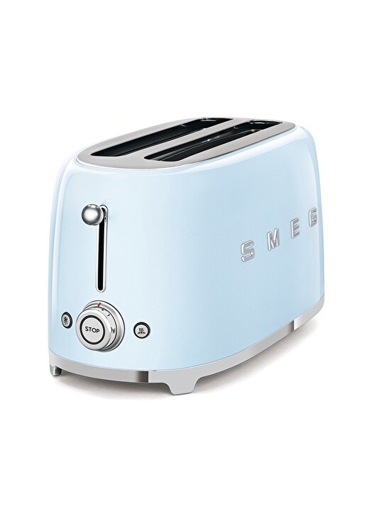 SMEG 50'S Style Retro TSF02PBEU Pastel Mavi 4X Ekmek Kızartma Makinesi 2