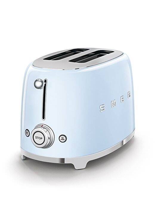 SMEG 50'S Style Retro TSF01PBEU Pastel Mavi 2X Ekmek Kızartma Makinesi 2