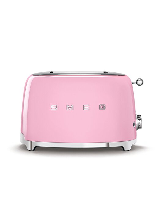 SMEG 50'S Style Retro TSF01PKEU Pembe 2X Ekmek Kızartma Makinesi 1