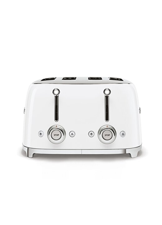 SMEG 50'S Style Retro TSF03WHEU Beyaz Ekmek Kızartma Makinesi 3