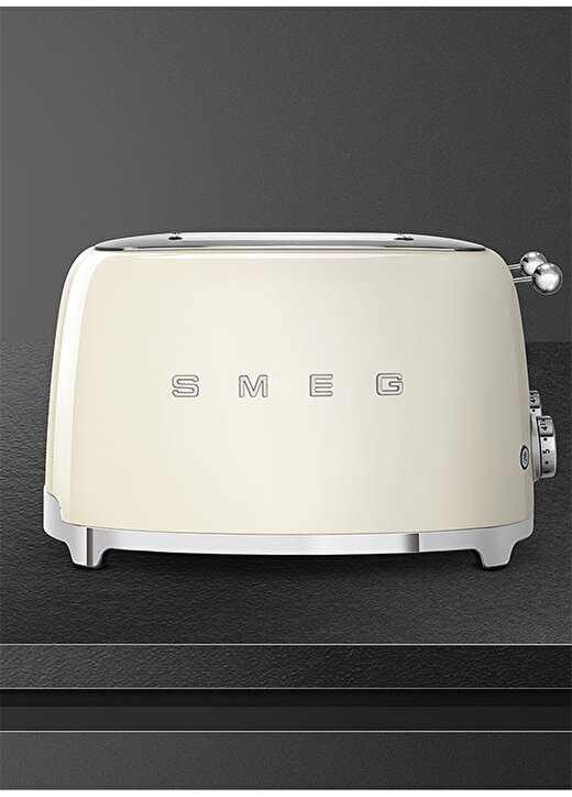 SMEG 50'S Style Retro TSF03CREU Krem Ekmek Kızartma Makinesi 2