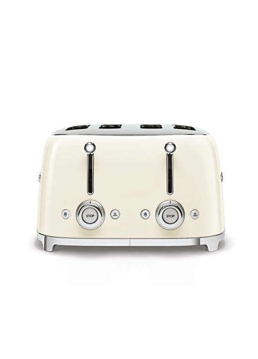 SMEG 50'S Style Retro TSF03CREU Krem Ekmek Kızartma Makinesi 3