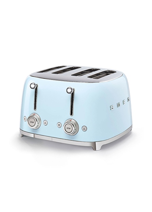 SMEG 50'S Style Retro TSF03PBEU Pastel Mavi Ekmek Kızartma Makinesi 2