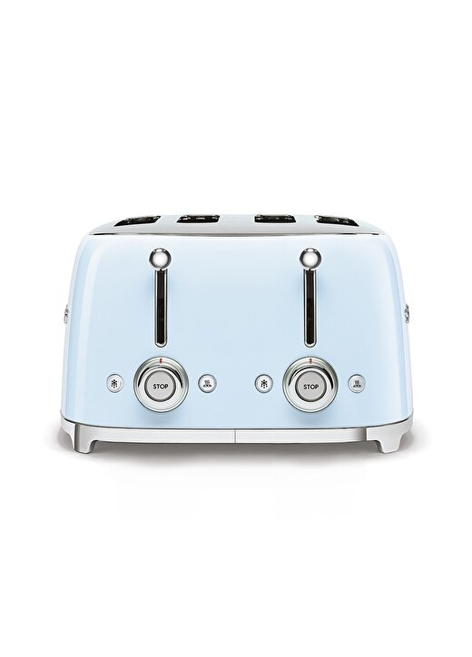 SMEG 50'S Style Retro TSF03PBEU Pastel Mavi Ekmek Kızartma Makinesi 3