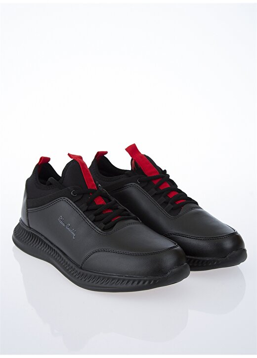 Pierre Cardin Siyah - Kırmızı Erkek Sneaker 3