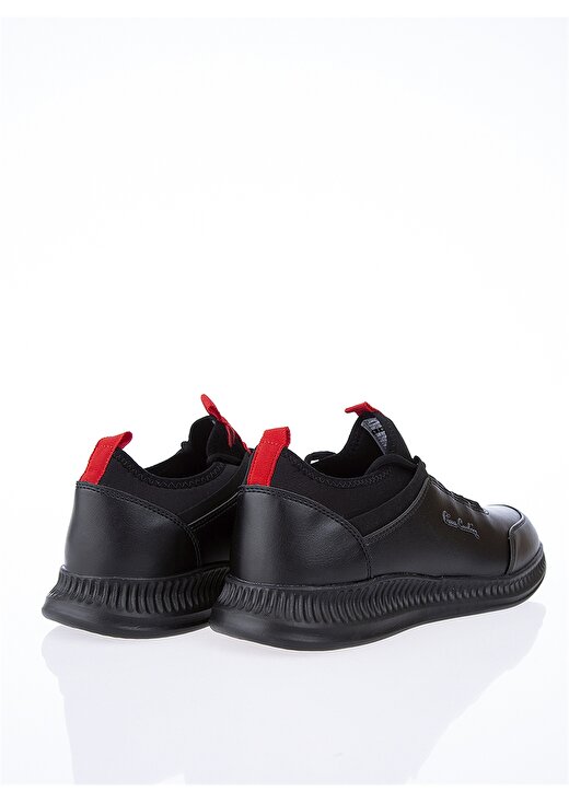 Pierre Cardin Siyah - Kırmızı Erkek Sneaker 4