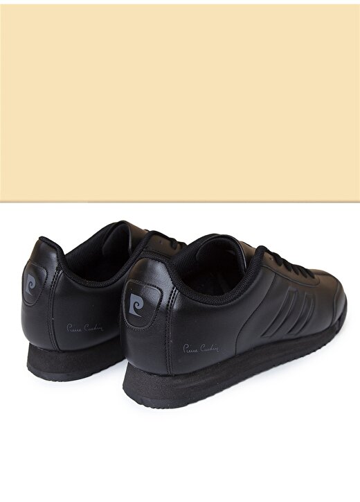 Pierre Cardin Erkek Siyah Sneaker 4