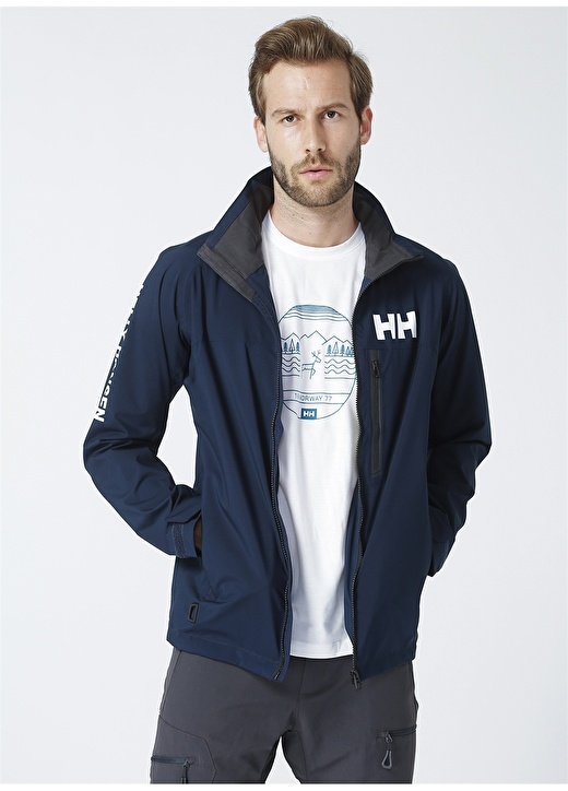 Helly Hansen Hp Racing Jacket Uzun Kollu Normal Kalıp Lacivert Erkek Mont 1