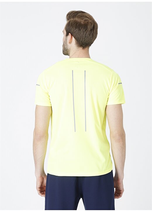 Lumberjack Bisiklet Yaka Kısa Kollu Baskılı Neon Sarı Erkek T-Shirt 3