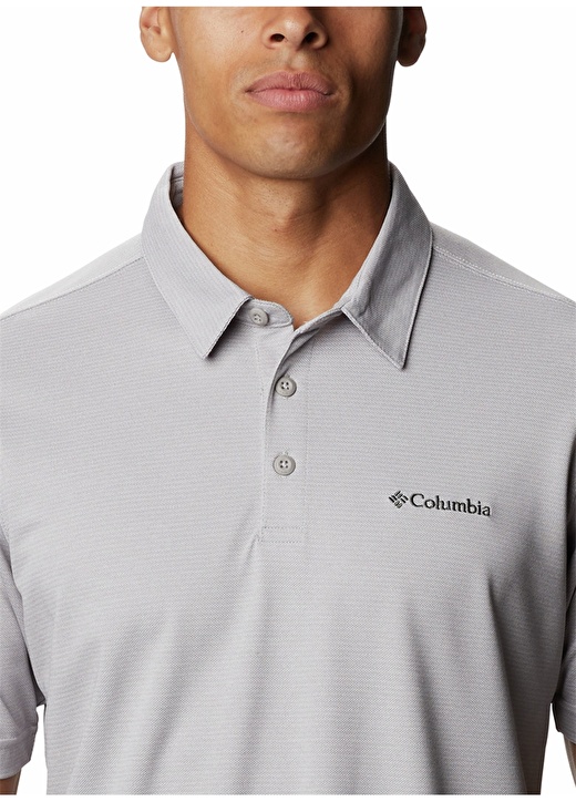 Columbia Gri Erkek Polo T-Shirt AM2996 HAVERCAMP PIQUE POLO 3