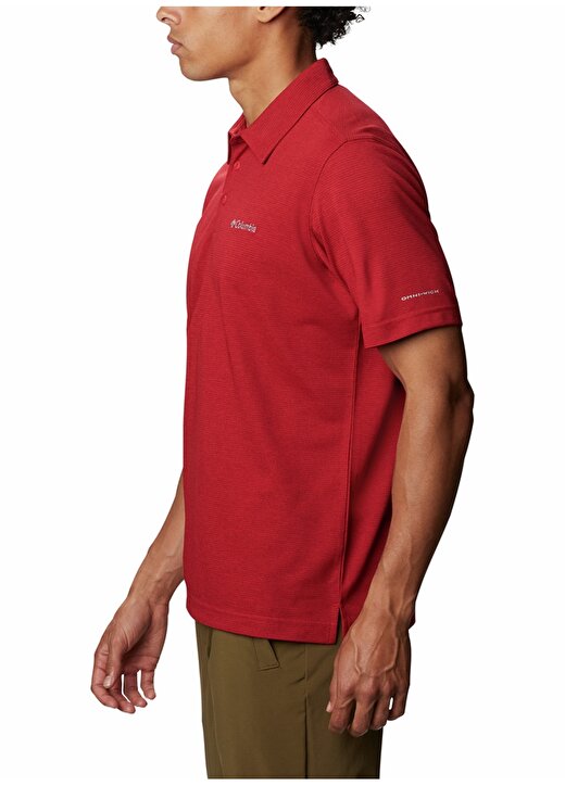 Columbia Düz Kırmızı Erkek Polo T-Shirt AM2996 HAVERCAMP PIQUE POLO 2