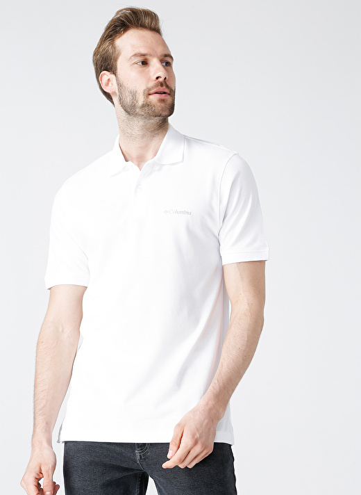 Columbia Beyaz Erkek Polo T-Shirt CS0214 M CASCADE RANGE SOLID POLO I   3