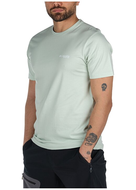 Columbia Yeşil Erkek O Yaka Baskılı T-Shirt CS0006 PFG ELEMENTS MARLIN SS TEE 3