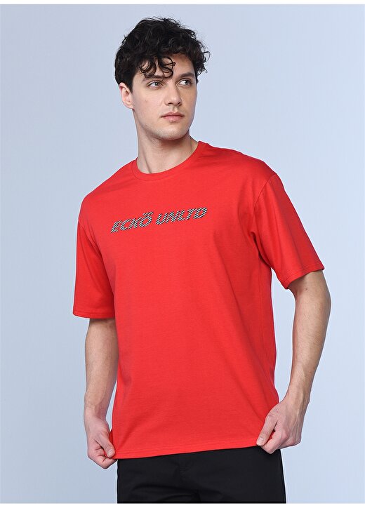 Ecko Unlimited Erkek Kırmızı Bisiklet Yaka T-Shirt 2