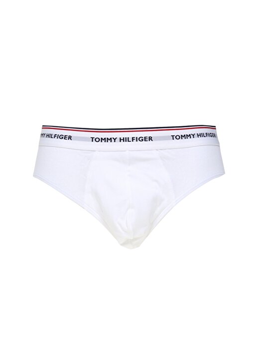 Tommy Hilfiger 3'Lü Logo Detaylı Beyaz Erkek Slip 2