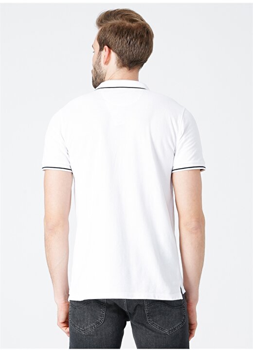 Lee Beyaz Erkek Polo T-Shirt L61ARLLJ_Polo T-Shirt 4