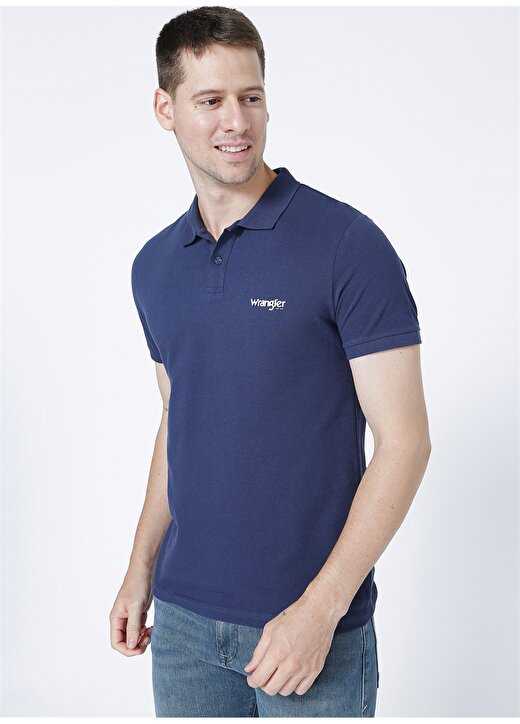 Wrangler Lacivert Erkek Polo T-Shirt W211836410_Polo T-Shirt 3
