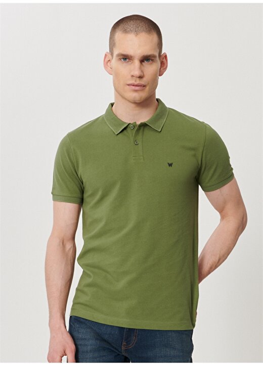 Wrangler Yeşil Erkek Polo T-Shirt W211837300_Polo T-Shirt 2