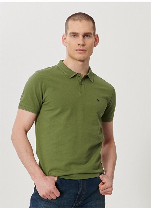 Wrangler Yeşil Erkek Polo T-Shirt W211837300_Polo T-Shirt 3