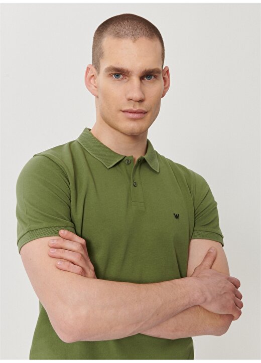 Wrangler Yeşil Erkek Polo T-Shirt W211837300_Polo T-Shirt 4