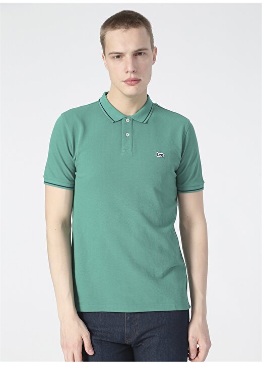 Lee Yeşil Erkek Polo T-Shirt L61ARLQD_Polo T-Shirt 2