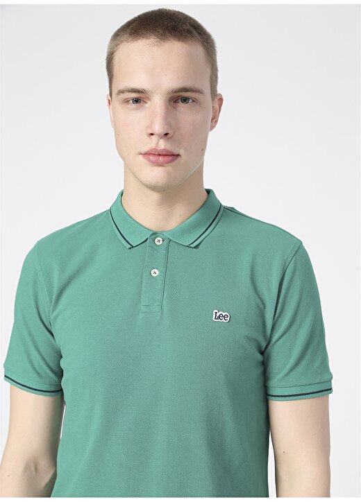 Lee Yeşil Erkek Polo T-Shirt L61ARLQD_Polo T-Shirt 3