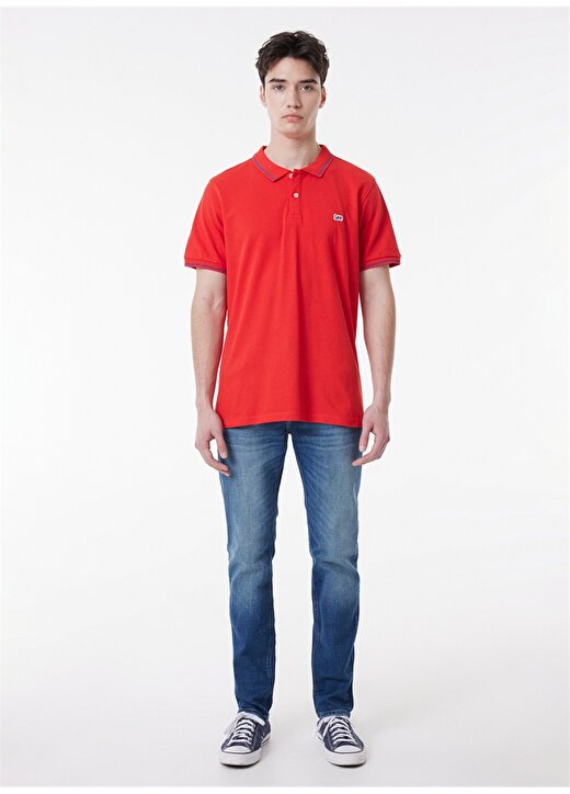 Lee Kırmızı Erkek Polo T-Shirt L61ARLQM_Polo T-Shirt 2