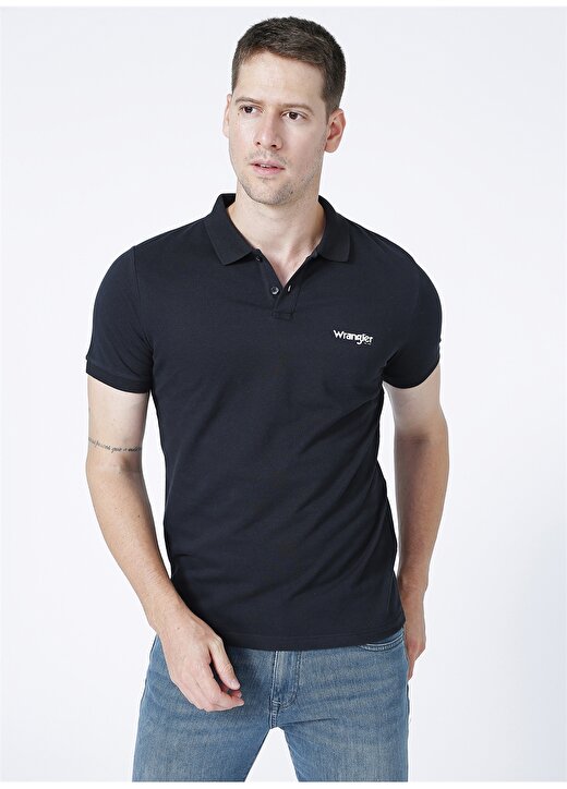 Wrangler Siyah Erkek Polo T-Shirt W211836001_Polo T-Shirt 3