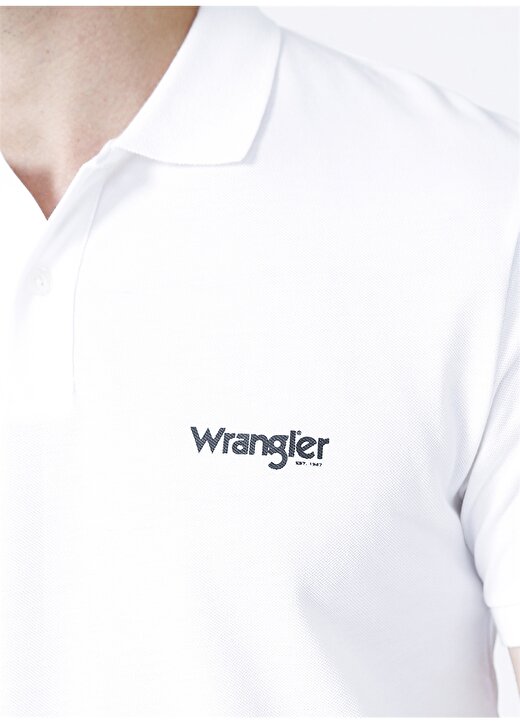 Wrangler Beyaz Erkek Polo T-Shirt W211836100_Polo T-Shirt 4