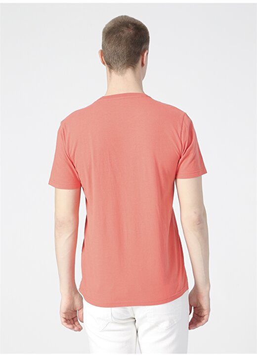 Lee Pamuklu Kısa Kol Kırmızı Erkek T-Shirt 3