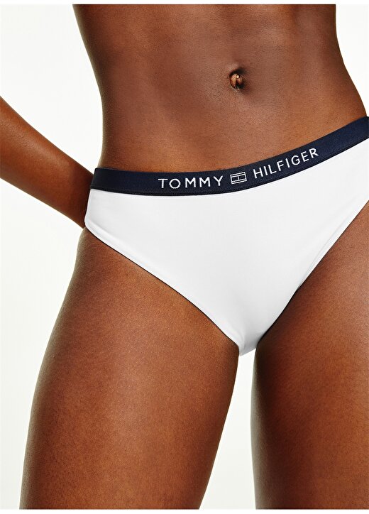 Tommy Hilfiger Beyaz Kadın Bikini Alt 3
