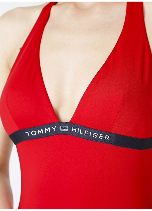Tommy Hilfiger Kırmızı Kadın Mayo 4