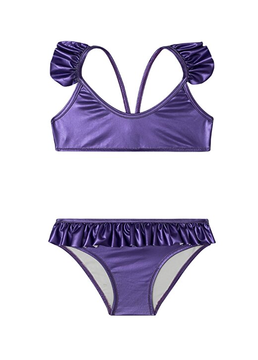 Slipstop SM21110191 Violet Mor Çocuk Bikini Takımı 1