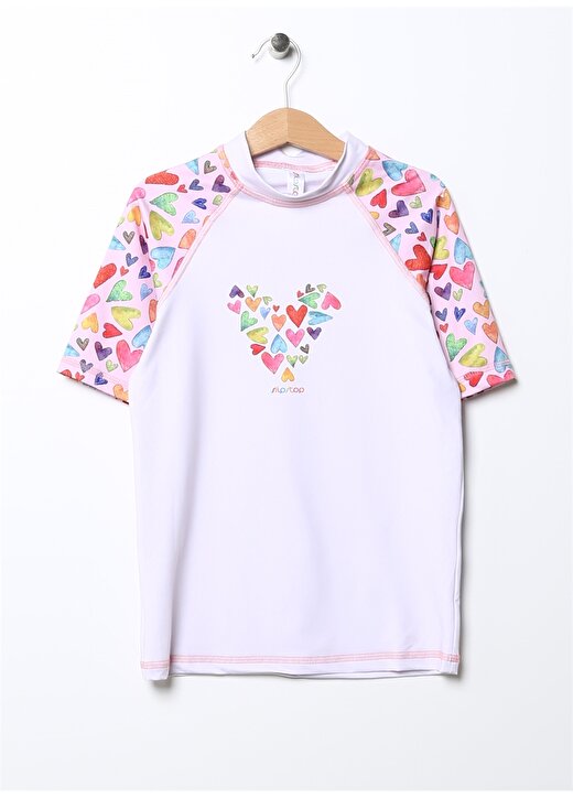 Slipstop Baskılı Çok Renkli Kız Çocuk T-Shirt 1