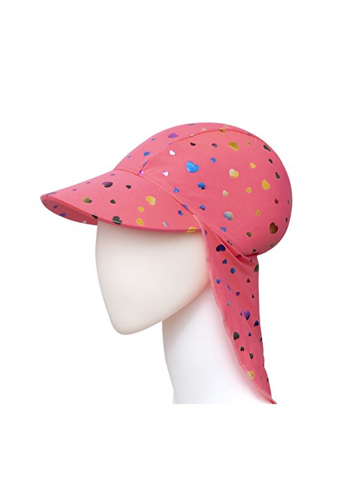 Slipstop Çok Renkli Kız Çocuk Baskılı Şapka SK21110015 Betty Güneş Şapkası 2