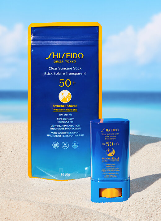 Shiseido Clear Suncare Stick SPF 50+ Güneş Ürünü 2