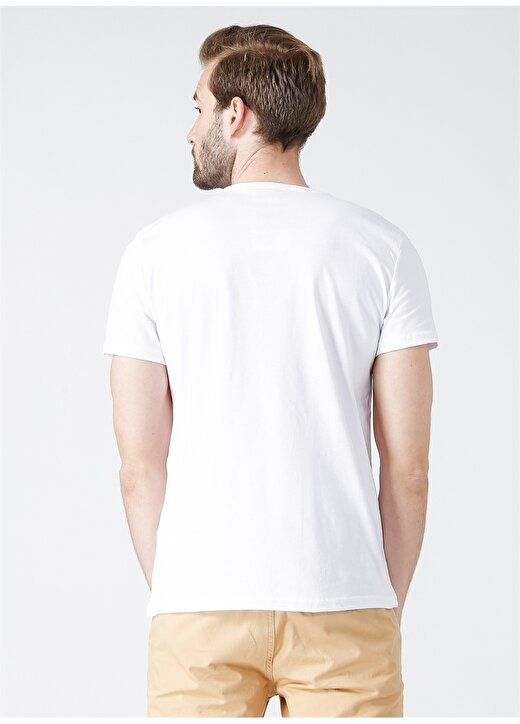 Fabrika Bisiklet Beyaz Erkek T-Shirt 4