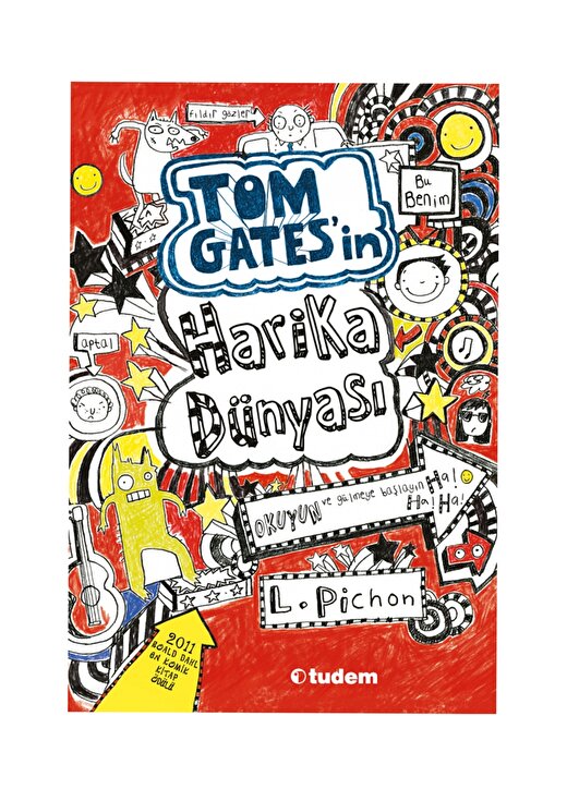 Tudem Tom Gates- 01 Tom Gates'in Harikadünyası (Sert Kapak) Kitap 1