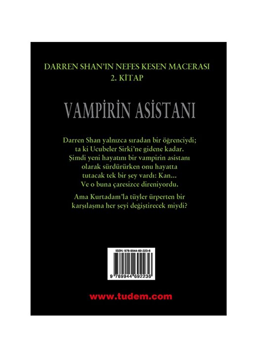 Tudem Kitap Vampirin Asistanı 2